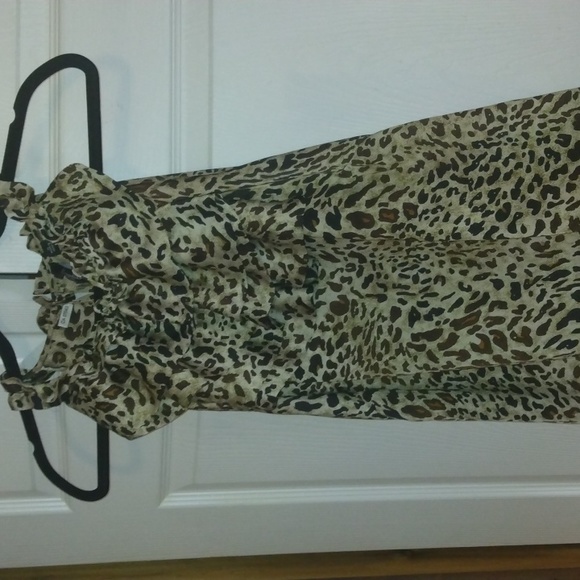 Essentials by Milano women's animal pattern sleeveless top SZ XL NWoT - Picture 16 of 17